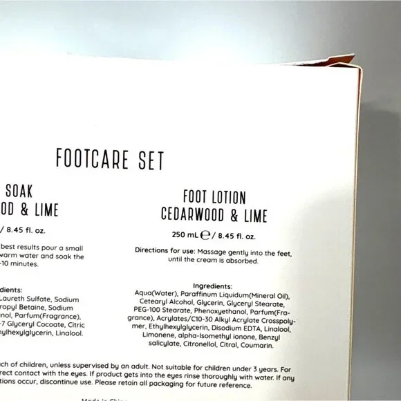 New Star Wars Mandalorian Footcare Set Cedarwood & Lime Foot Soak & Lotion 250ml - Picture 4 of 6